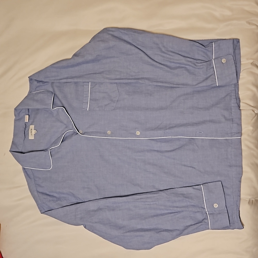 JCREW Pajama shirt in cotton poplin NWOT